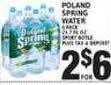 Associated Poland spring water offer