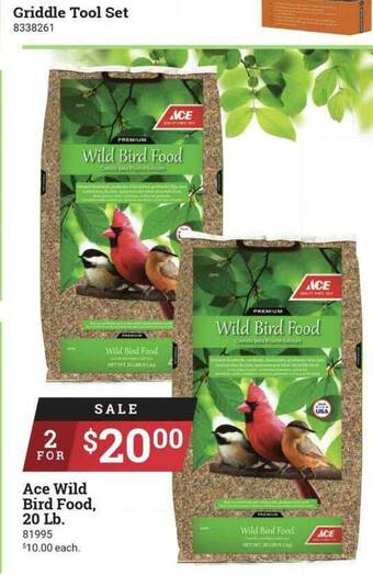 Ace Hardware Ace Wild Bird Food, 20 Lb offer
