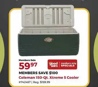 Camping World Coleman 150-qt Xtreme 5 Cooler offer