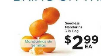 Food 4 Less Seedless Mandarins offer