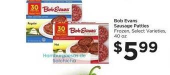 Food 4 Less Bob Evans Sausage Patties offer