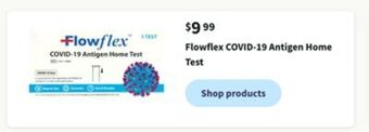 Walgreens Flowflex covid-19 antigen home test offer