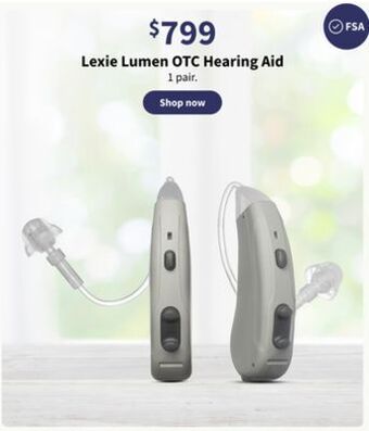 Walgreens Lexie lumen otc hearing aid offer