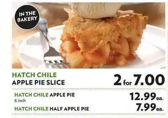 Reasors Hatch Chile Apple Pie Slice, Hatch Chile Apple Pie, Hatch Chile Half Apple Pie offer