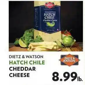 Reasors Dietz & Watson Hatch Chile Cheddar Cheese offer