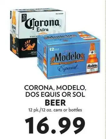 Corona, Modelo, Dos Equis Or Sol Beer