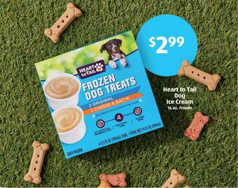 Aldi Heart To Tail Dog Ice Cream offer