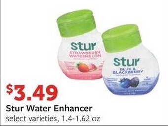 Fareway Stur water enhancer offer