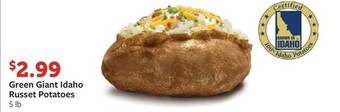 Fareway Green giant idaho russet potatoes offer