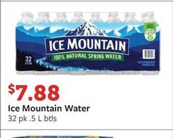 Fareway Ice mountain water offer