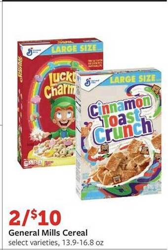 Fareway General mills cereal offer