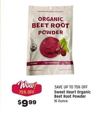 Grocery Outlet Organic beet root powder offer