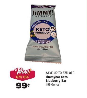 Grocery Outlet Keto blueberry bar offer