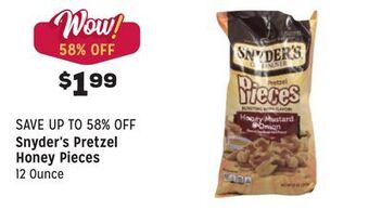 Grocery Outlet Pretzel honey pieces offer