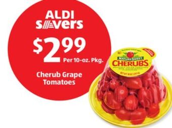 Aldi Cherub grape tomatoes offer