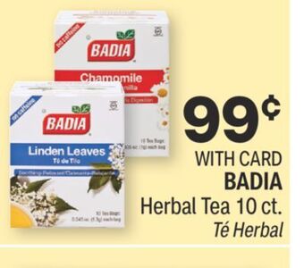 CVS Badia herbal tea 10 ct. offer