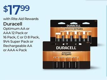 Rite Aid Duracell offer