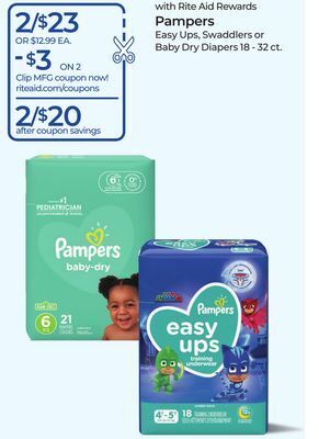 Rite Aid Pampers offer