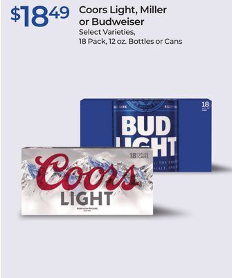 Rite Aid Coors light, miller or budweiser offer