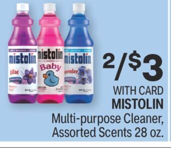 CVS Mistolin multi-purpose cleaner, assorted scents 28 oz. offer