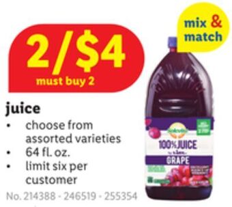 Lidl Juice offer