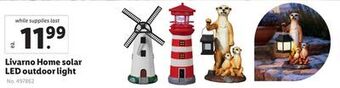 Lidl Livarno home solar led outdoor light offer