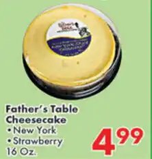 Father's Table Cheesecake
