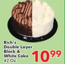 Rich's Double Layer Black & White Cake 42 oz