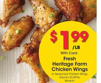 Kroger Fresh heritage farm chicken wings offer