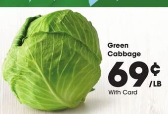 Kroger Green cabbage offer
