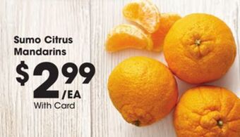 Kroger Sumo citrus mandarins offer