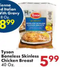 Fairplay Tyson Boneless Skinless Chicken Breast 40 oz offer