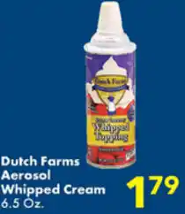 Fairplay Dutch Farms Aerosol Whipped Cream 6.5 oz offer