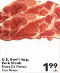 U.S. Gov't Insp. Pork Steak