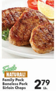 Fairplay Family Pack Boneless Pork Sirloin Chops offer