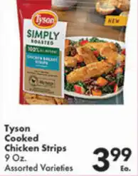 Fairplay Tyson Cooked Chicken Strips 9 oz offer