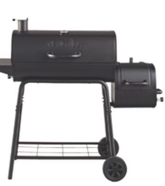The Home Depot Nexgrill 29" charcoal grill with smoker offer