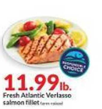 Hy-Vee Fresh atlantic verlasso salmon fillet offer