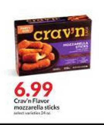 Hy-Vee Crav'n flavor mozzarella sticks offer