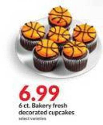 Hy-Vee Bakery fresh decorated cupcakes offer