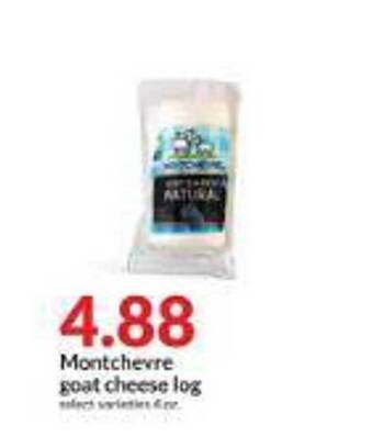 Hy-Vee Montchevre goat cheese offer