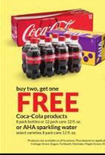 Hy-Vee Coca-cola products offer