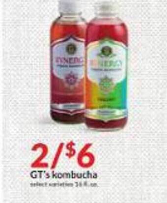 Hy-Vee Gt's kombucha offer