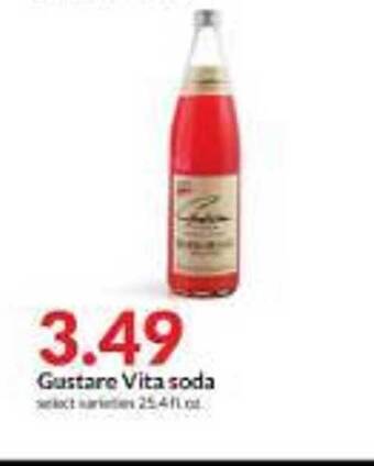Hy-Vee Gustare vita soda offer