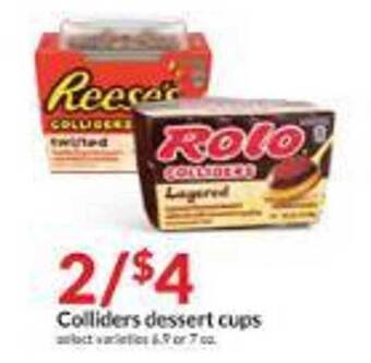 Hy-Vee Colliders dessert cups offer