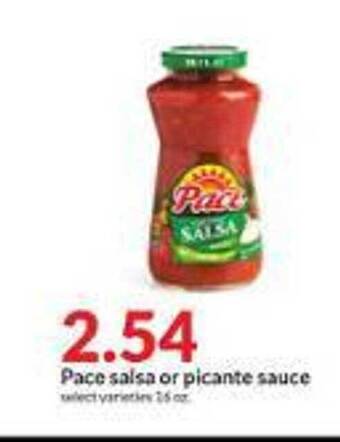 Hy-Vee Pace salsa or picante sauce offer