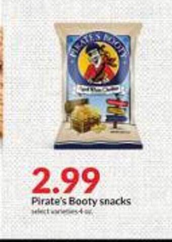 Hy-Vee Pirate's booty snacks offer