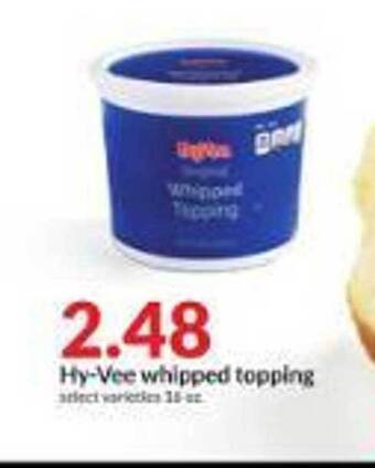 Hy-Vee Hy-vee whipped topping offer