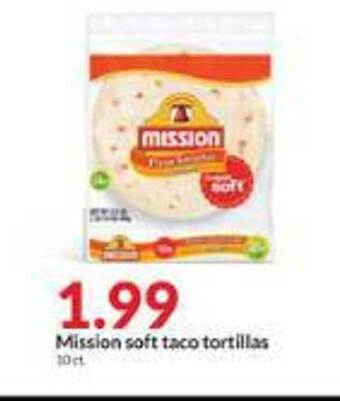 Hy-Vee Mission soft taco tortillas offer
