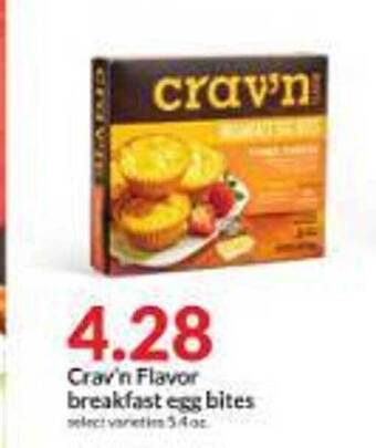 Hy-Vee Crav'n flavor breakfast egg bites offer